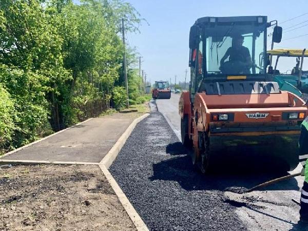Специалисты из  Московской области продолжают восстанавливать дорогу Новоазовск–Мариуполь–Сопино–Виноградное