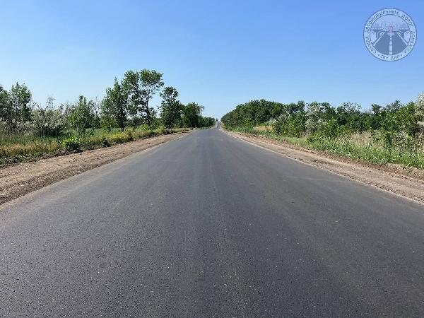 В Старобешевском округе завершается ремонт участка автодороги Менчугово - /21К-09