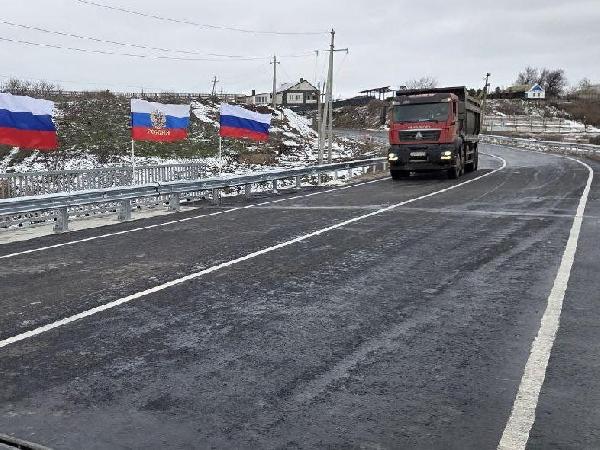 Благодаря подмосковным строителям в Новоазовском округе восстановлены три мостовых сооружения 