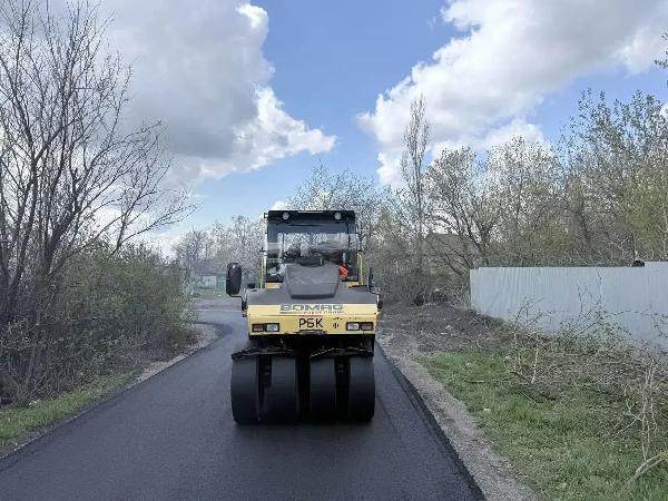 Нижегородские подрядчики завершили обновление дороги в Иловайске